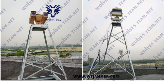 Κεραία Omni 2500 μέτρα Jammer 0.24m/S βομβών IED Jammer ΠΣΤ RF