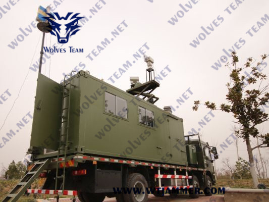 Κεραία Omni 2500 μέτρα Jammer 0.24m/S βομβών IED Jammer ΠΣΤ RF