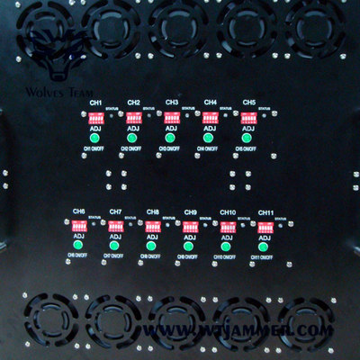 Jammer ΠΣΤ AC220V 1000W στρατιωτικό GSM CDMA 3G 4G WIFI 2.4G 5.8G