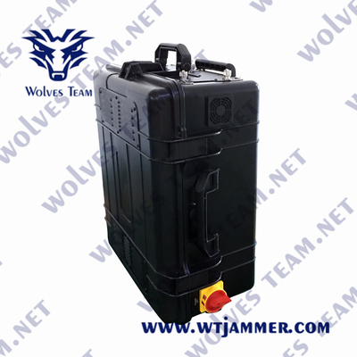 Jammer 240VAC σημάτων 1200 Watt υπαίθριο ΠΣΤ WIFI 3G 4G 5G GSM στρατιωτικό