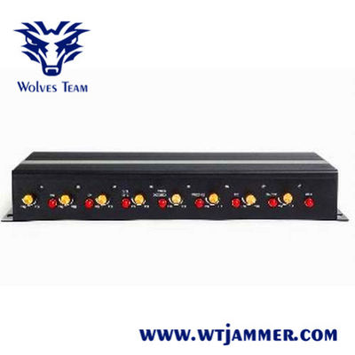 Jammer σημάτων GSM WIFI ασύρματο κιβώτιο αργιλίου του DCS PHS 16W φορητό