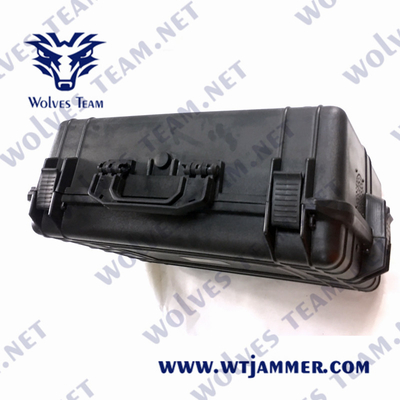25W αντι Uav Jammer κηφήνων προστατευτικό κάλυμμα ΠΣΤ τσαντών 8kg 5000m WIFI