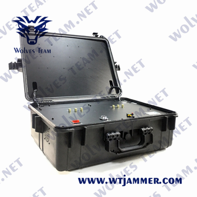25W αντι Uav Jammer κηφήνων προστατευτικό κάλυμμα ΠΣΤ τσαντών 8kg 5000m WIFI