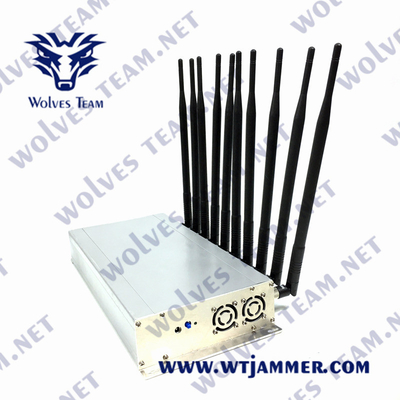 Κυψελοειδές Jammer 10W UHF VHF 3G 4G 5G 240VAC WiFi σημάτων GSM CDMA