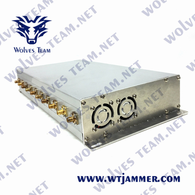 Κυψελοειδές Jammer 10W UHF VHF 3G 4G 5G 240VAC WiFi σημάτων GSM CDMA