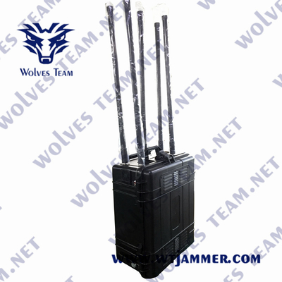 Το DCS 300m Jammer 3G 4G σημάτων βομβών ΠΣΤ WiFi 8 PC διοχετεύει το GSM CDMA