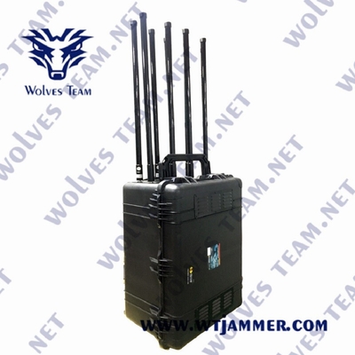 Jammer σημάτων GSM WIFI φορητό ΠΣΤ VHF UHF 3G 4G 5G 12 ζώνες 1200W