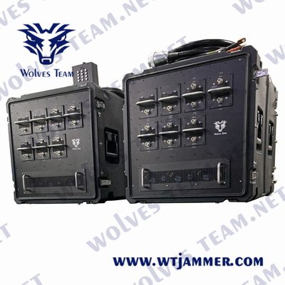 500W Jammer 24V CDMA σημάτων βομβών GSM μεταστρέφει με το χέρι τον έλεγχο για EOD