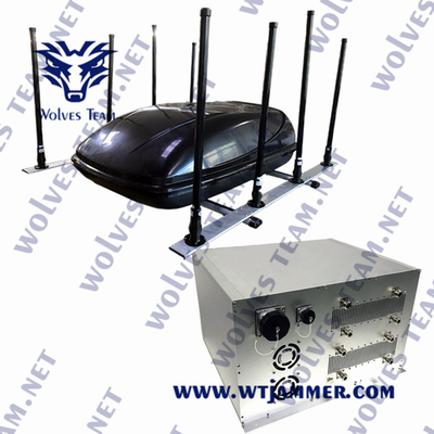 Jammer 3G 4G 5G WIFI σημάτων οχημάτων PC GSM ΠΣΤ VHF UHF 500W CDMA