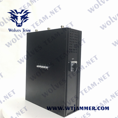 220W το στρατιωτικό Jammer σημάτων σακιδίων πλάτης DCS 3G 4G 5G 5dBi PC GSM