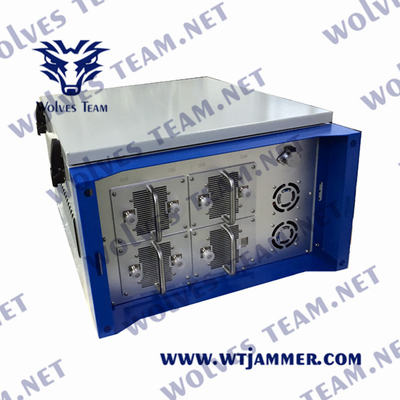 Jammer κυττάρων 500m πανκατευθυντικό τηλεφωνικό GSM 3G 4G 5G του DCS 300 Watt