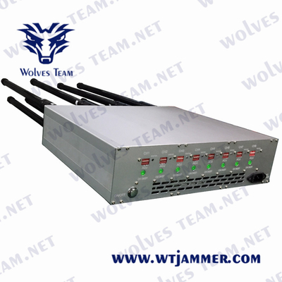 Jammer GSM CDMA το κινητό τηλεφωνικό DCS 3G 4G 5G 240VAC 100m Lojack