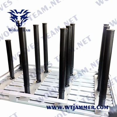 Jammer σημάτων GSM LTE Bluetooth ΠΣΤ VHF UHF 500W DC27V WiFi WLAN WiMAX