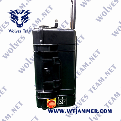 κινητό τηλεφωνικό Jammer 520MHz 500W Manpack GSM 3G 4G 5G για την επίθεση IED