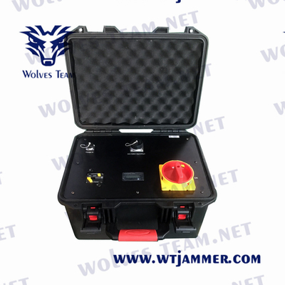 Φορητό κινητό τηλεφωνικό Jammer 500W 3G 4G 5G GSM εφεδρική μπαταρία CDMA