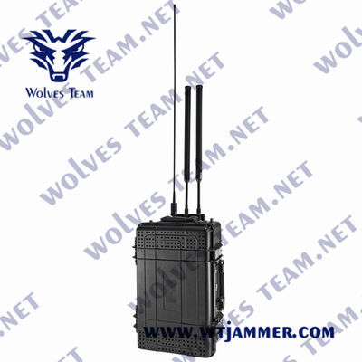 Αγορά Αλουμινένιο κράμα φορητό Wifi Jammer PAL NTSC 2.4g 300W για κινητό τηλέφωνο online manufacture