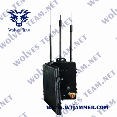 Φορητό Jammer PAL NTSC 2.4g 300W Wifi κραμάτων αργιλίου για το τηλέφωνο κυττάρων