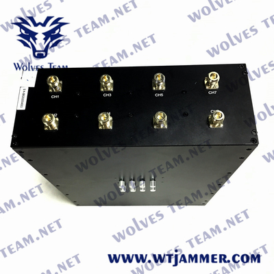 Διευθετήσιμο Jammer Manpack RF δύναμης 200 μέτρα κυττάρων 4G 5G τηλεφωνικά EOD
