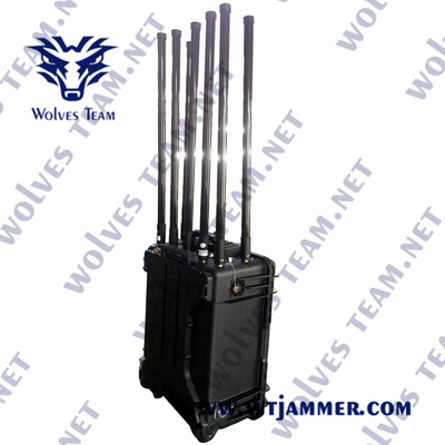 Jammer 20MHz-6000MHz WLAN WiFi 2.4g βομβών 1000W IED ασύρματο δίκτυο