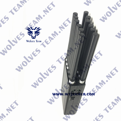 Jammer 3G 4G 5G WiFi φορητό 12W UHF VHF σημάτων GSM RF CDMA