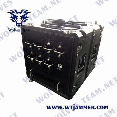 1200W Jammer βομβών οχημάτων στρατιωτικό DDS 6000MHz Jammer τηλεφωνικών σημάτων κυττάρων