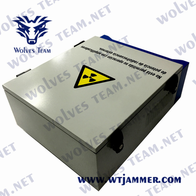 600w Jammer στρατιωτικό 2g 3g 4g Wifi VHF UHF σημάτων προσαρμόζει τη συχνότητα