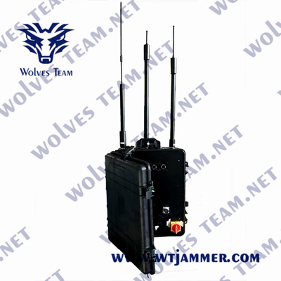 5g υπαίθρια βόμβα 500m φορητό Jammer σημάτων 500 Watt