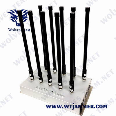 Ρύθμιση 12 Jammer 2g 3g 4g 5g Wifi 5.8g τηλεφωνικών σημάτων κυττάρων κεραιών