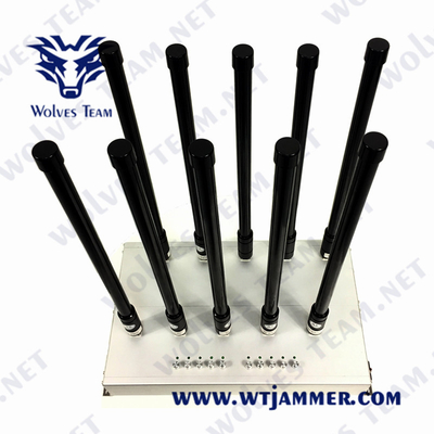 Ρύθμιση 12 Jammer 2g 3g 4g 5g Wifi 5.8g τηλεφωνικών σημάτων κυττάρων κεραιών