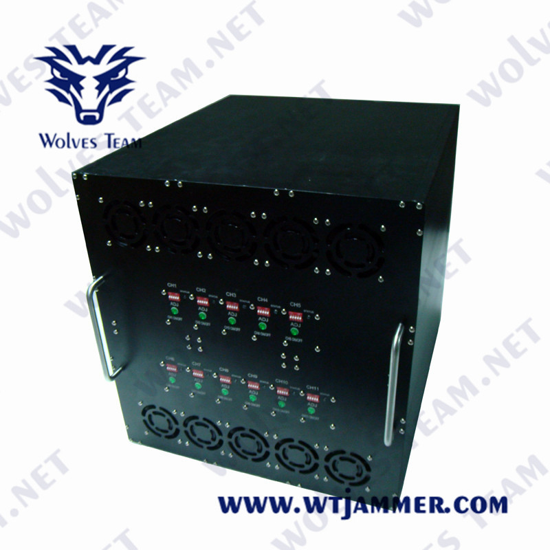 Όχημα GSM UMTS/3G 4G 5G UHF Jammer Σήμα Jammer κινητού τηλεφώνου 6230-6430MHz Signal Jammer