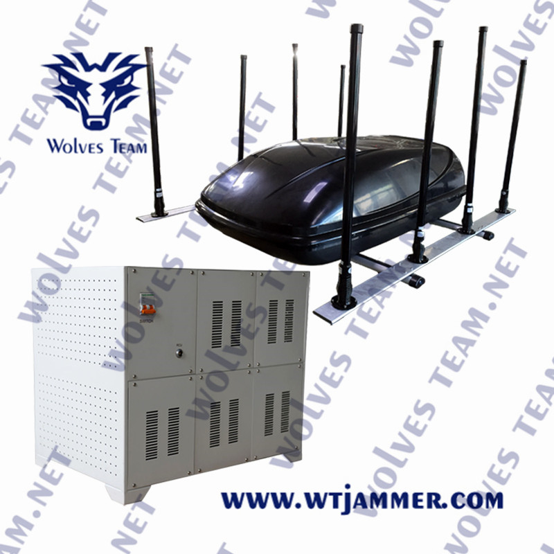 Μεγάλης απόστασης WiFi2.4G Jammer τηλεφωνικών σημάτων κυττάρων PC 3G 4G 5G GSM VIP προστασίας
