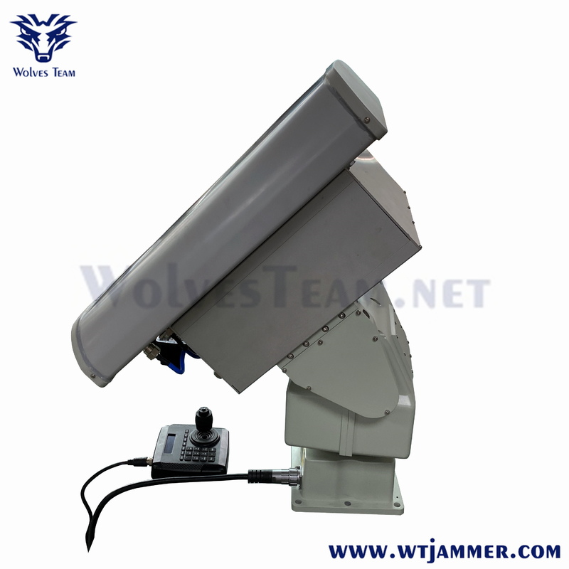 60W UAV σήμα jammer Drone σήμα scrambler Για VIP ασφαλή διαρροή πληροφοριών