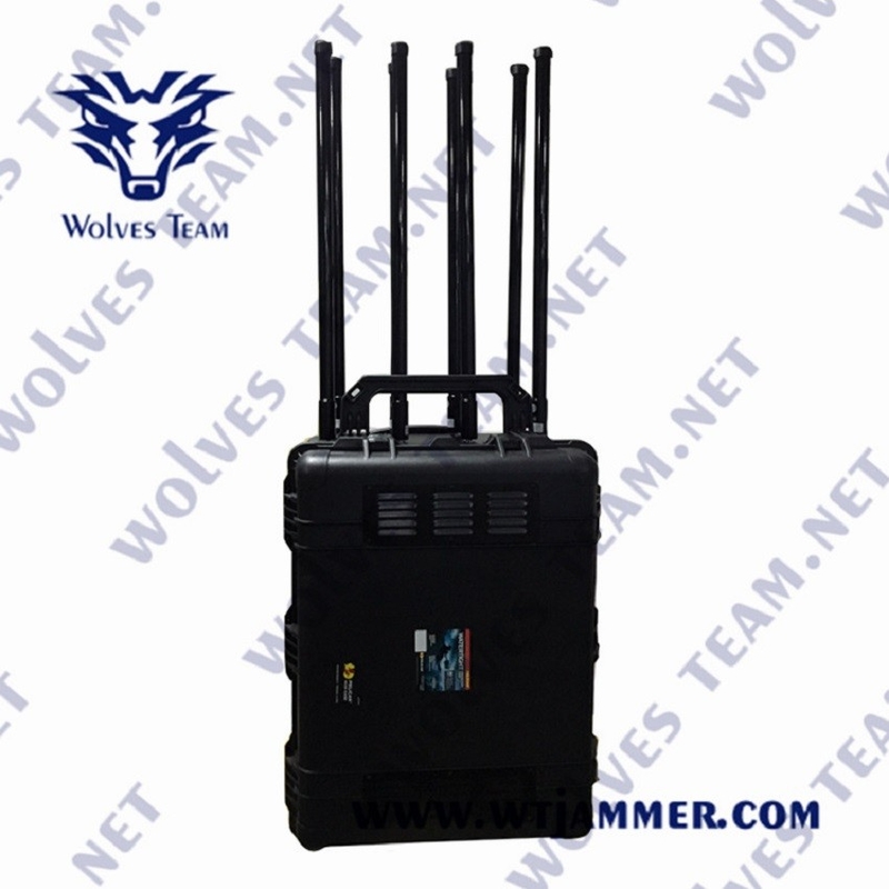 120W υψηλής ισχύος φορητό 8 κανάλια GSM 3G 4G 5G κινητό σήμα jammer
