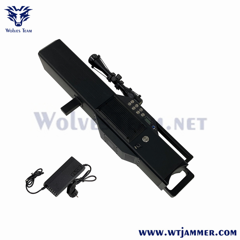 Φόρητο φορητό σήμα drone συχνότητα RF 433MHz WiFi 5.8g Gpsl1 σήμα jammer