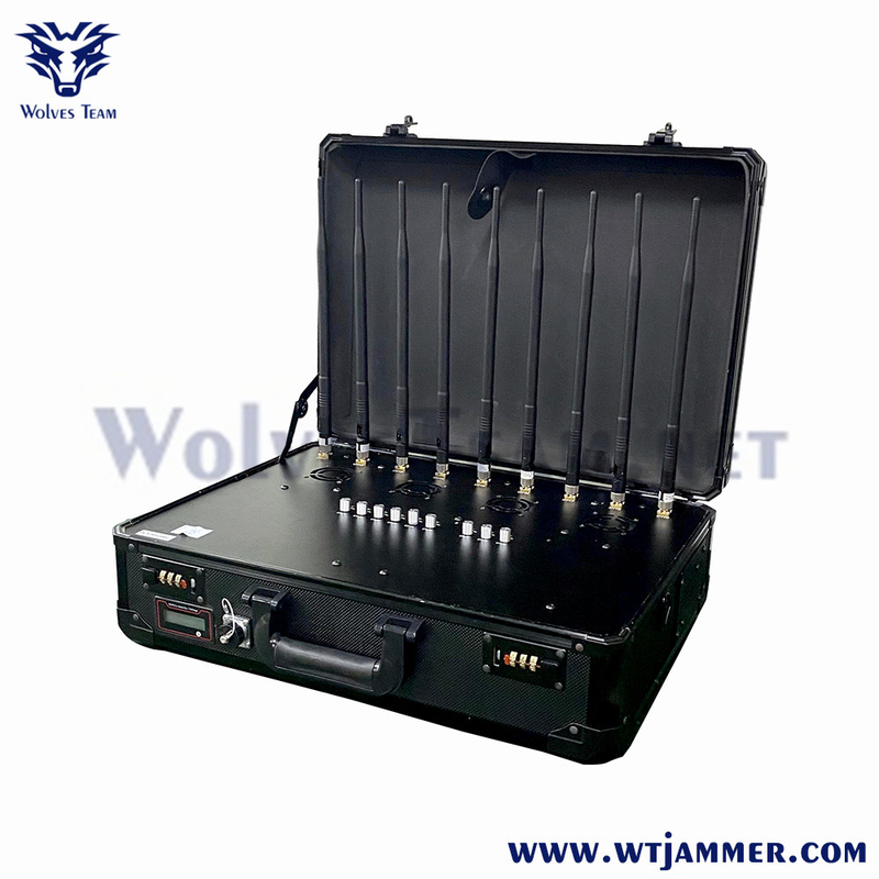 8 Band φορητή τσάντα WIFI2.4G WIFI5.8G 2G 3G 4G Cell Pone Jammer