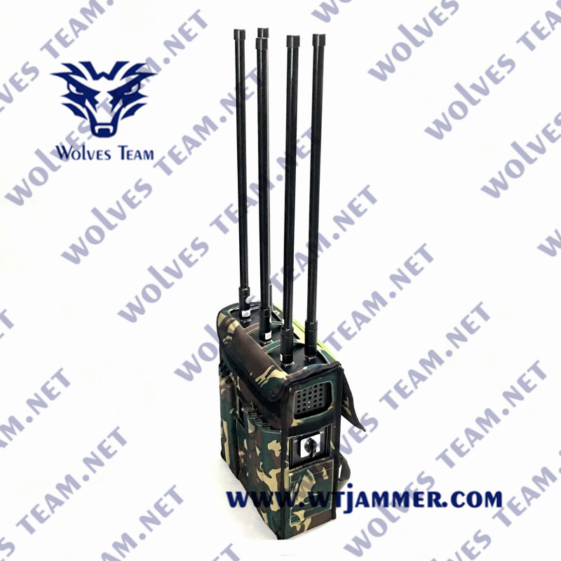 8 κανάλια 1000 Meter Backpack IMSI Catcher System Λευκός μαύρος κατάλογος Jammer