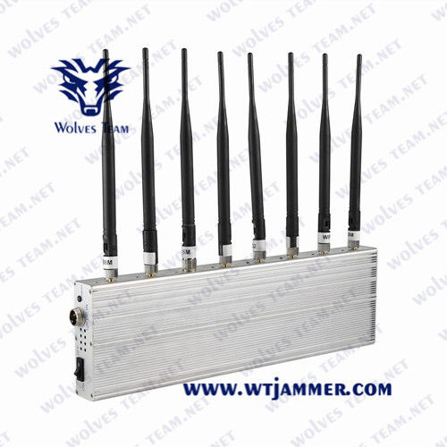 Το ΠΣΤ WiFi Lojack 8 GSM 3G 4G ενώνει 18W 40m κινητό τηλεφωνικό Jammer