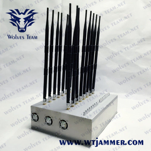 18 κεραίες 18W Wifi 2.4g 5.2g 5.8g 30m κινητό Blocker σημάτων