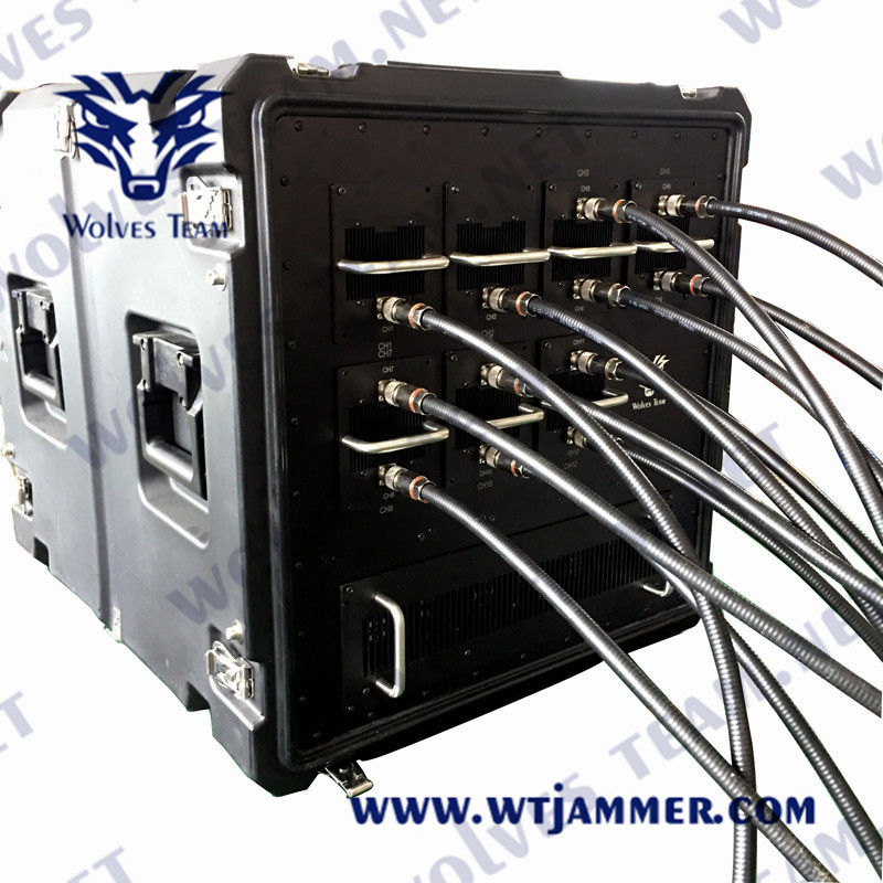 Uav GSM CDMA αντι Jammer 1000m 240VAC κηφήνων για το σταθμό βάσης αερίου ελαίου