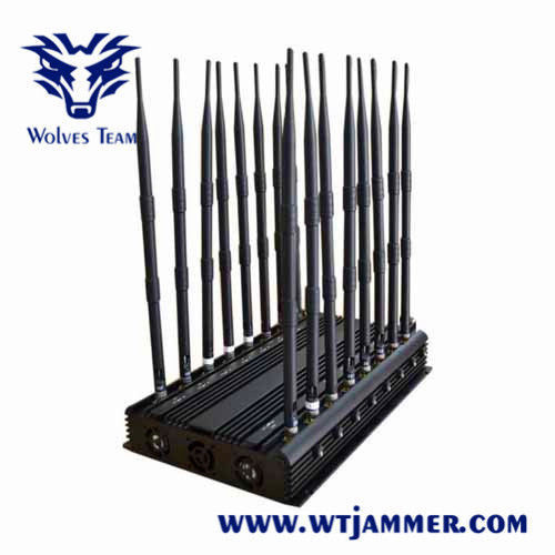 Φορητό Jammer 18 κεραίες 3G 4G 5G WiFi UHF VHF 35W σημάτων L1 L2 L5 Lojack