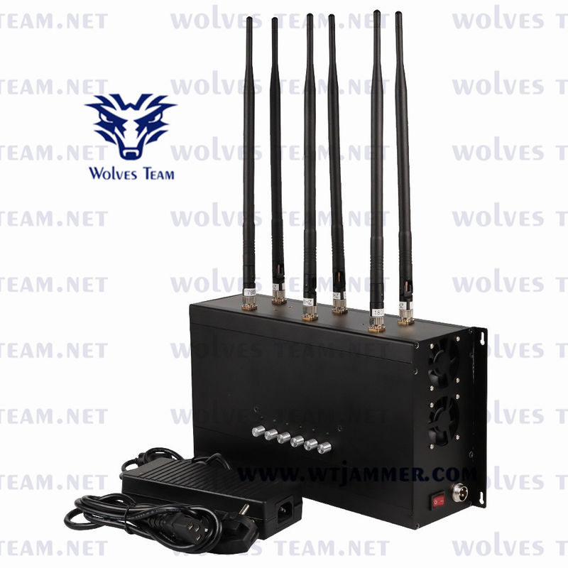 Κινητό Jammer 3G 4G LTE 4G WIMAX τηλεφωνικών σημάτων PC 35W του DCS GSM CDMA