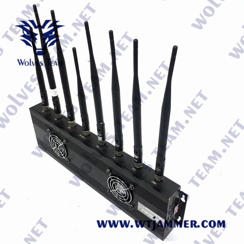 Blocker AC100V 35W GSM Lojack 3G 4G 5G κινητό τηλεφωνικό ΠΣΤ VHF UHF Jammer