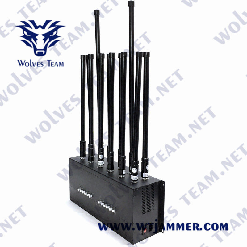 Blocker 60W WIFI σημάτων του DCS 3G 4G Lojack GSM κινητό Jammer ΠΣΤ RF