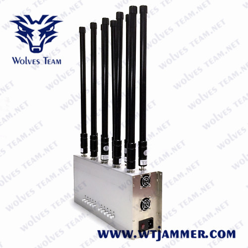3200-3600MHz κυψελοειδές Jammer σημάτων ΠΣΤ Lojack 3G 4G 5G VHF UHF 5G