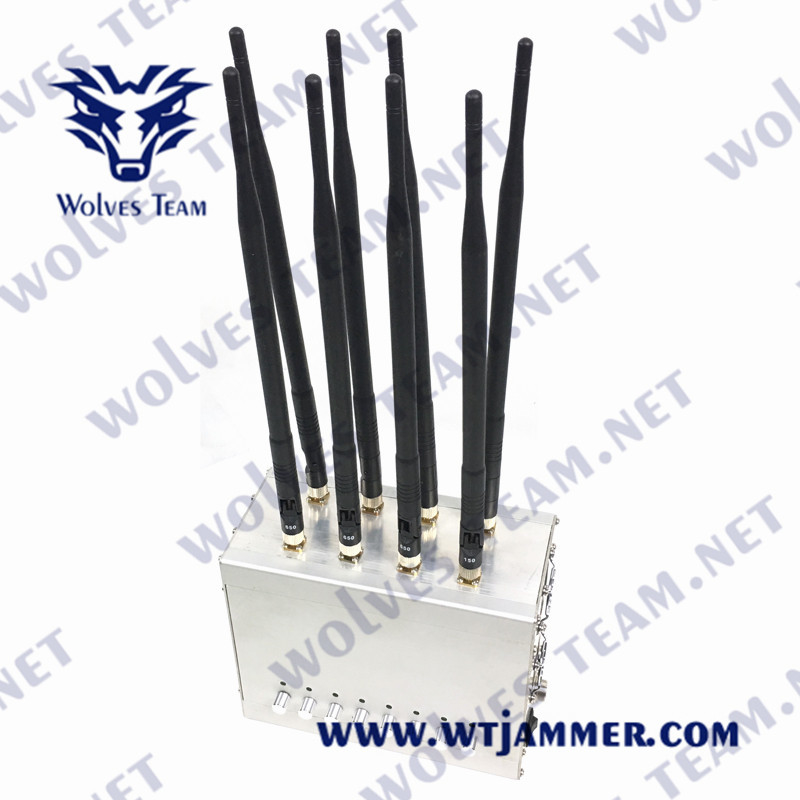 Jammer UHF VHF 2G 3G 4G 5G 80W 240VAC σημάτων GSM Lojack CDMA