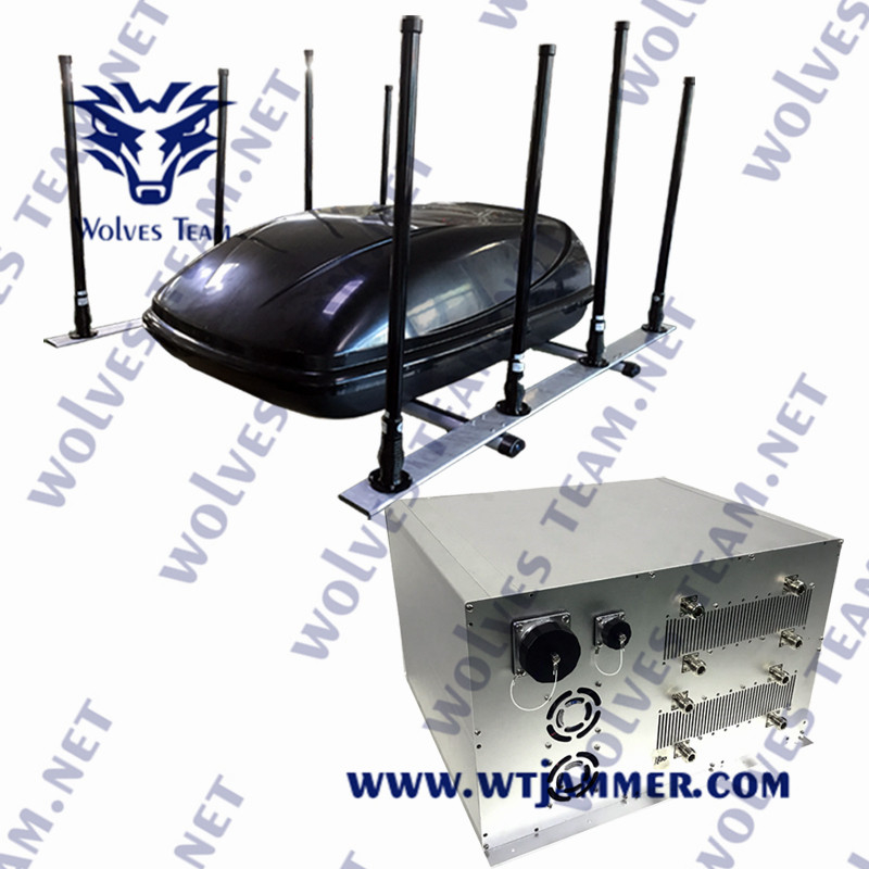 Jammer 3G 4G 5G WIFI σημάτων οχημάτων PC GSM ΠΣΤ VHF UHF 500W CDMA