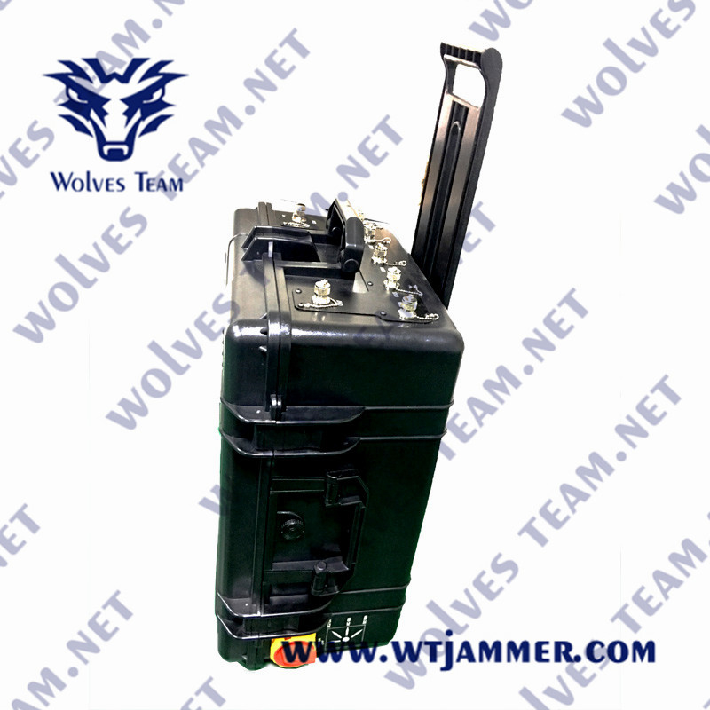 κινητό τηλεφωνικό Jammer 520MHz 500W Manpack GSM 3G 4G 5G για την επίθεση IED