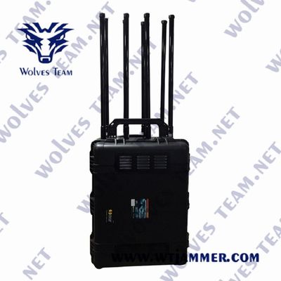 120W υψηλής ισχύος φορητό 8 κανάλια GSM 3G 4G 5G κινητό σήμα jammer