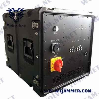 1400W 14 ζώνες DDS Πολυζωνική κάλυψη 20-6000Mhz Οχήμα IED Bomb Jammer- WT802814DM