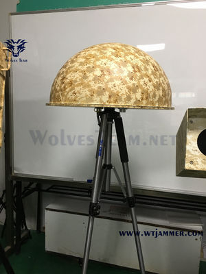 3000 μέτρα μεγάλης απόστασης WT-S3000 ανιχνευτής σήματος Anti Drone Jammer με ανεξάρτητο έλεγχο RF